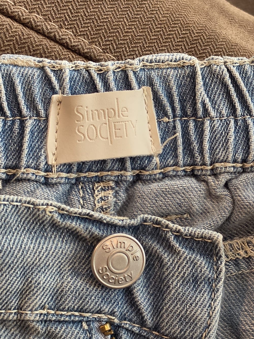 Simple Society Womens Cargo Jeans